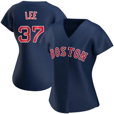 Navy Replica Bill Lee Women's Boston Red Alternate Jersey