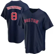 Navy Replica Carl Yastrzemski Youth Boston Red Alternate Jersey