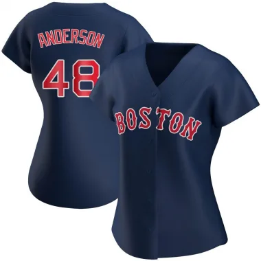 Navy Replica Chase Anderson Women's Boston Red Alternate Jersey