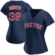 Navy Replica Christian Arroyo Women's Boston Red Alternate Jersey