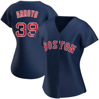 Navy Replica Christian Arroyo Women's Boston Red Alternate Jersey