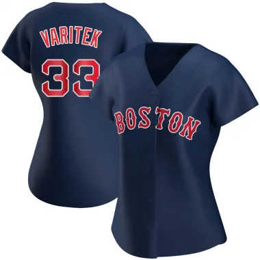 Navy Replica Jason Varitek Women's Boston Red Alternate Jersey