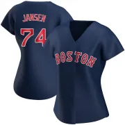 Navy Replica Kenley Jansen Women's Boston Red Alternate Jersey