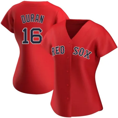 Red Authentic Jarren Duran Women's Boston Red Alternate Jersey