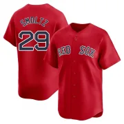 Red Limited John Smoltz Men's Boston Red Alternate Jersey