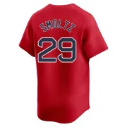 Red Limited John Smoltz Men's Boston Red Alternate Jersey