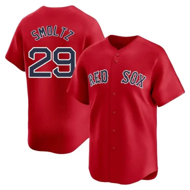 Red Limited John Smoltz Men's Boston Red Alternate Jersey