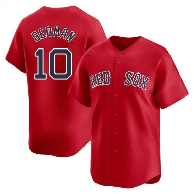 Red Limited Rich Gedman Men's Boston Red Alternate Jersey