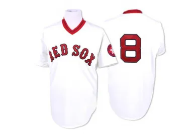 White Authentic Carl Yastrzemski Men's Boston Red Throwback Jersey