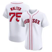 White Elite Brandon Walter Men's Boston Red Home Jersey