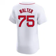 White Elite Brandon Walter Men's Boston Red Home Jersey