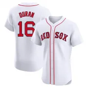 White Elite Jarren Duran Men's Boston Red Home Jersey