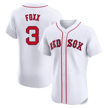 White Elite Jimmie Foxx Men's Boston Red Home Jersey