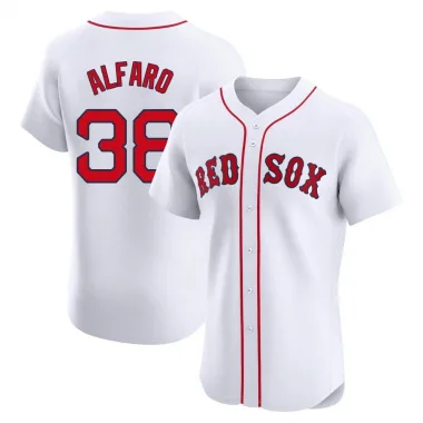 White Elite Jorge Alfaro Men's Boston Red Home Patch Jersey