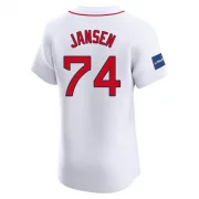 White Elite Kenley Jansen Men's Boston Red Home Patch Jersey