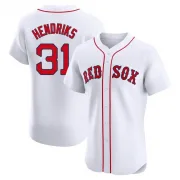 White Elite Liam Hendriks Men's Boston Red Home Jersey