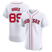 White Elite Tanner Houck Men's Boston Red Home Patch Jersey