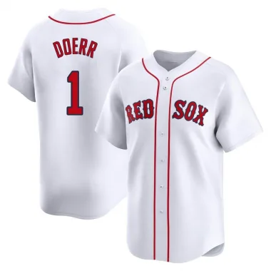 White Limited Bobby Doerr Youth Boston Red Home Jersey