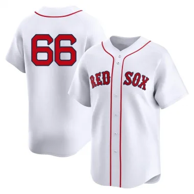 White Limited Brayan Bello Youth Boston Red 2nd Home Jersey