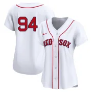 White Limited Carlos Narvaez Women's Boston Red 2nd Home Jersey