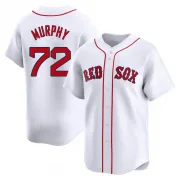 White Limited Chris Murphy Men's Boston Red Home Jersey