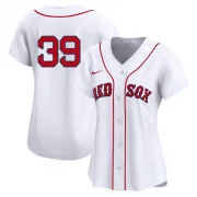 White Limited Christian Arroyo Women's Boston Red 2nd Home Jersey