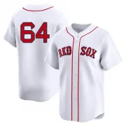 White Limited Cooper Criswell Men's Boston Red 2nd Home Jersey