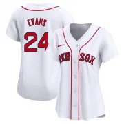 White Limited Dwight Evans Women's Boston Red Home Jersey