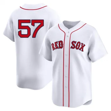 White Limited Greg Weissert Youth Boston Red 2nd Home Jersey