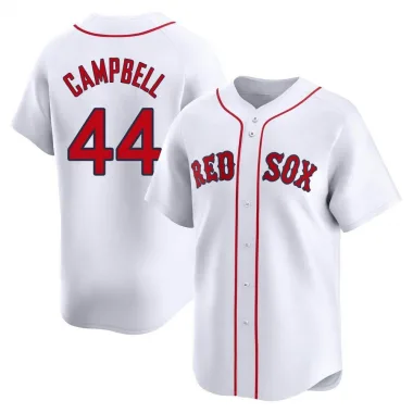 White Limited Isaiah Campbell Men's Boston Red Home Jersey