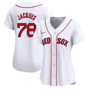 White Limited Joe Jacques Women's Boston Red Home Jersey