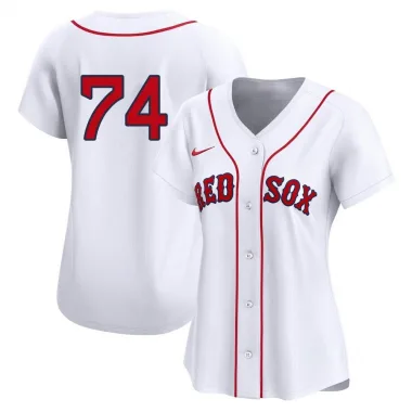 White Limited Kenley Jansen Women's Boston Red 2nd Home Jersey