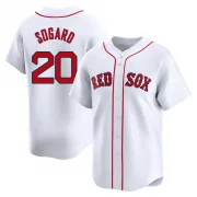 White Limited Nick Sogard Men's Boston Red Home Jersey