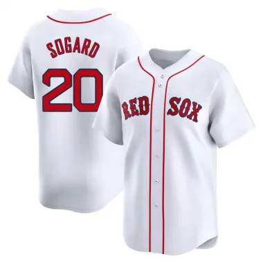 White Limited Nick Sogard Youth Boston Red Home Jersey