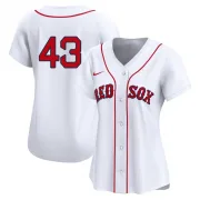 White Limited Patrick Sandoval Women's Boston Red 2nd Home Jersey