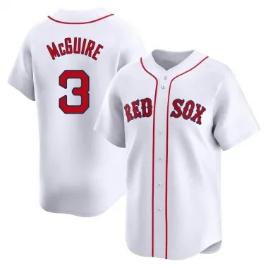 White Limited Reese McGuire Men's Boston Red Home Jersey