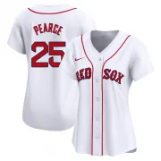 White Limited Steve Pearce Women's Boston Red Home Jersey