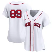 White Limited Tanner Houck Women's Boston Red 2nd Home Jersey