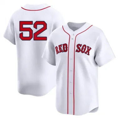 White Limited Wilyer Abreu Men's Boston Red 2nd Home Jersey