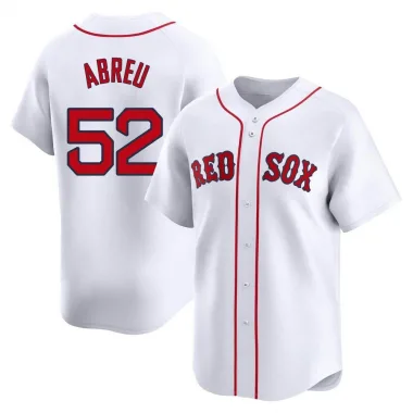 White Limited Wilyer Abreu Youth Boston Red Home Jersey