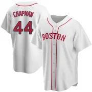 White Replica Aroldis Chapman Men's Boston Red Alternate Jersey