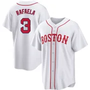 White Replica Ceddanne Rafaela Youth Boston Red 2021 Patriots' Day Jersey