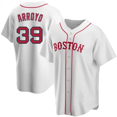 White Replica Christian Arroyo Youth Boston Red Alternate Jersey