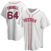 White Replica Cooper Criswell Men's Boston Red Alternate Jersey