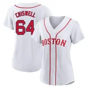 White Replica Cooper Criswell Women's Boston Red 2021 Patriots' Day Jersey