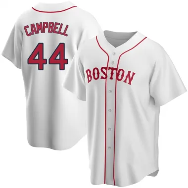 White Replica Isaiah Campbell Men's Boston Red Alternate Jersey