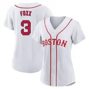 White Replica Jimmie Foxx Women's Boston Red 2021 Patriots' Day Jersey