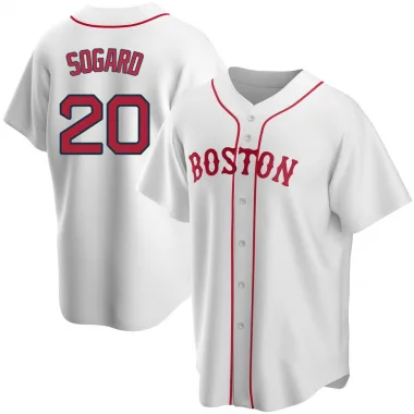 White Replica Nick Sogard Men's Boston Red Alternate Jersey