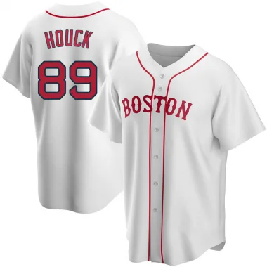 White Replica Tanner Houck Men's Boston Red Alternate Jersey