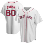 White Replica Tyler Danish Youth Boston Red Home Jersey